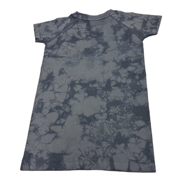 Zella Tie Dye Short Sleeve Shirt Gray Size L - Picture 2 of 10